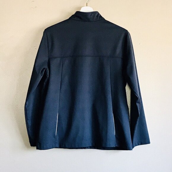 Core365 Ladies Techno‎ Lite Three Layer Knit Tech Shell Zip up Size Medium Blue - Picture 3 of 8